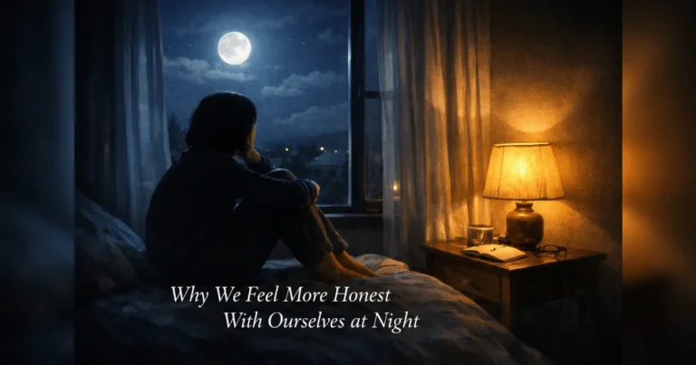 Why We Feel More Honest With Ourselves at Night