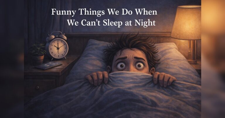 Relatable Funny Things People Do When They Can’t Sleep