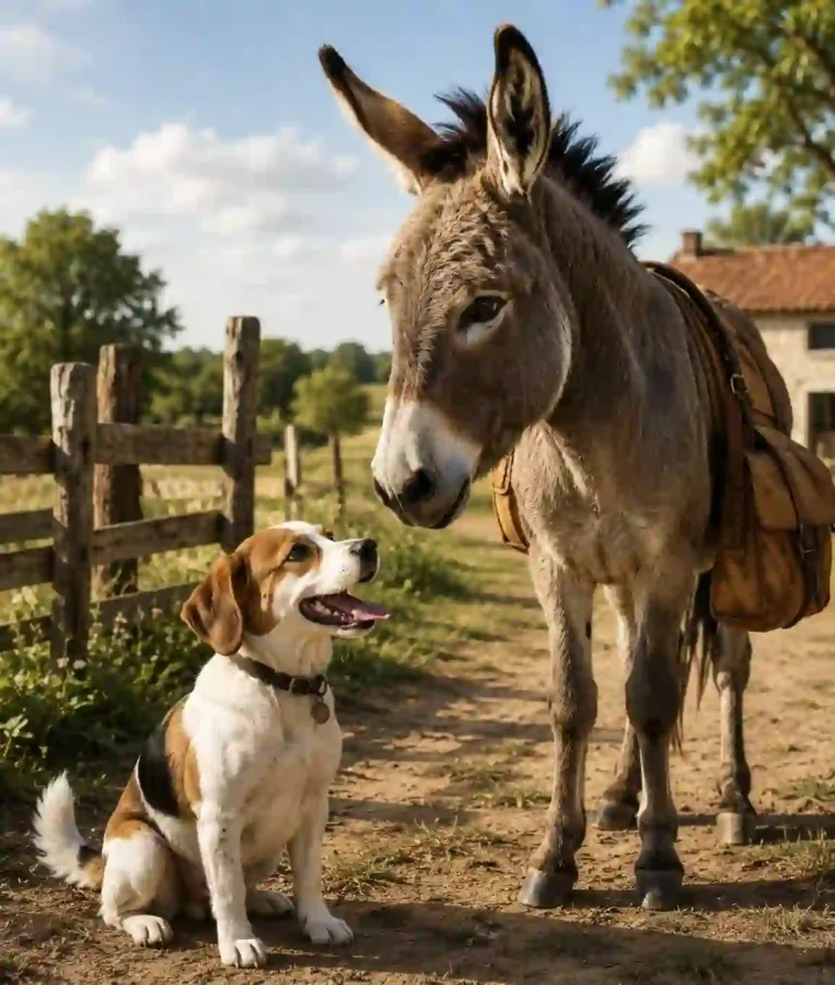 The Donkey Who Tried to Be a Dog