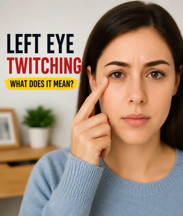 Why Is My Left Eye Twitching? Simple Explanation You Need