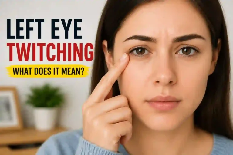 Why Is My Left Eye Twitching? Simple Explanation You Need