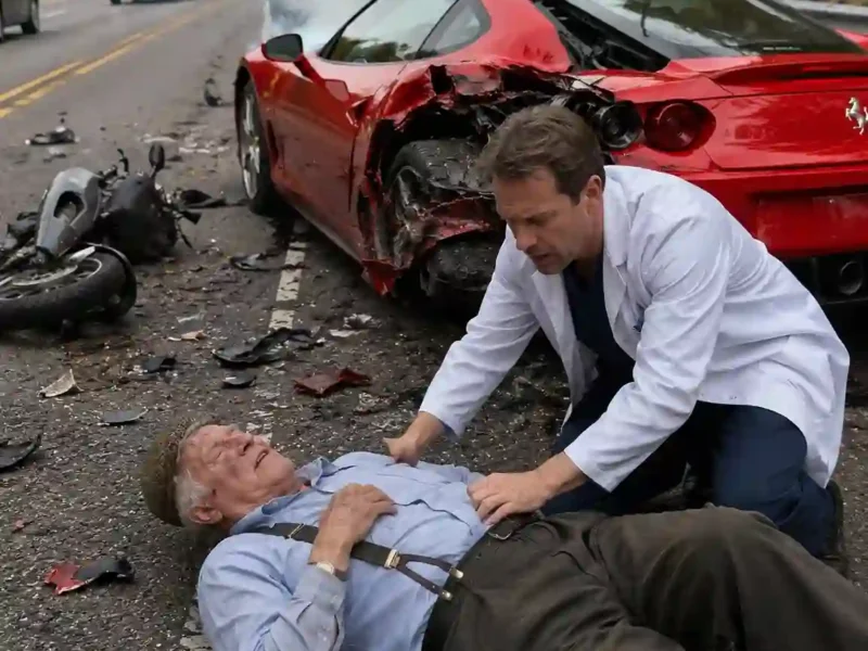 Laughed at the Old Man Moped Ferrari Story