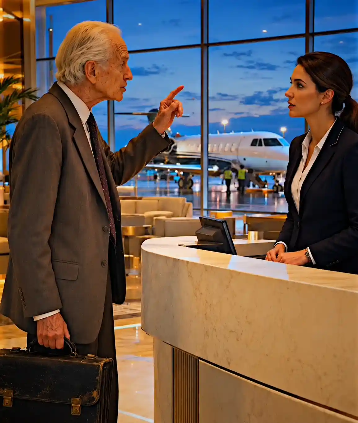 The 93-Year-Old Man at the Airport Who Left Everyone Speechless
