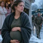 My Family Sent a Pregnant Widow to Sleep in a Freezing Garage then Military Vehicles Stopped at My Door