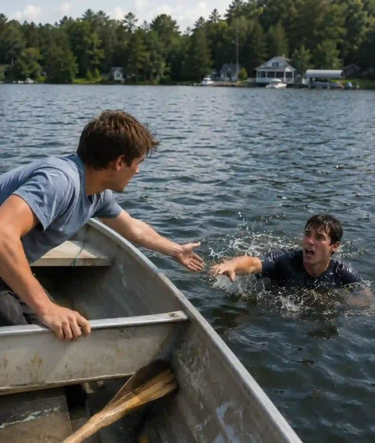 Young man rescued from a lake after attempting his family's walk on water tradition