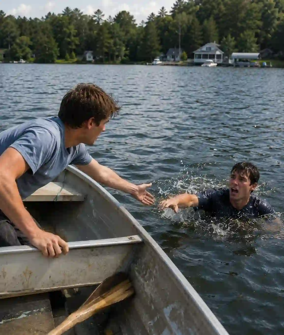 Young man rescued from a lake after attempting his family's walk on water tradition