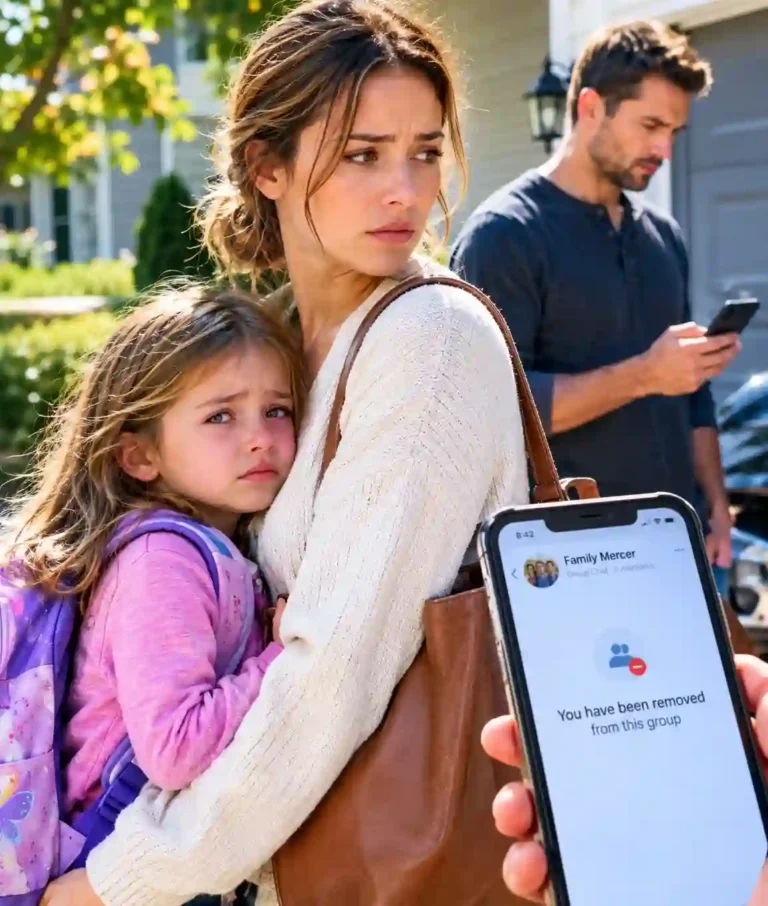 My 5-Year-Old Whispered Mommy, “Divorce Daddy, He Doesn’t Love Us,” That Night, Her Father Took Her Chicken Drumstick and Removed Me From the Family Chat for the 28th Time, Then He Saw What Happened on Camera