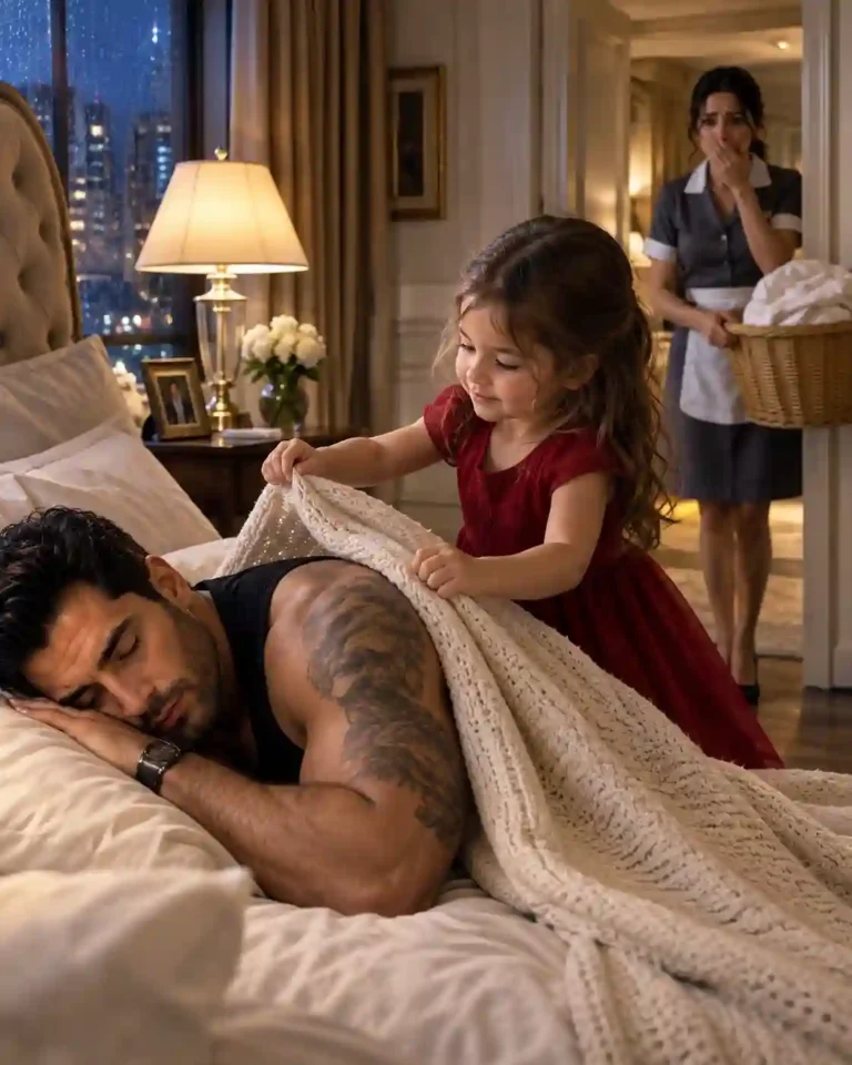 The Most Feared Mafia Boss in New York Pretended to Be Asleep to Catch His New Maid Hiding a Secret, But Her Little Daughter’s Six Words Changed Everything He Believed About Love