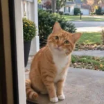 A Stray Cat Kept Returning to the Same Porch Every Evening, and the Reason Finally Became Clear