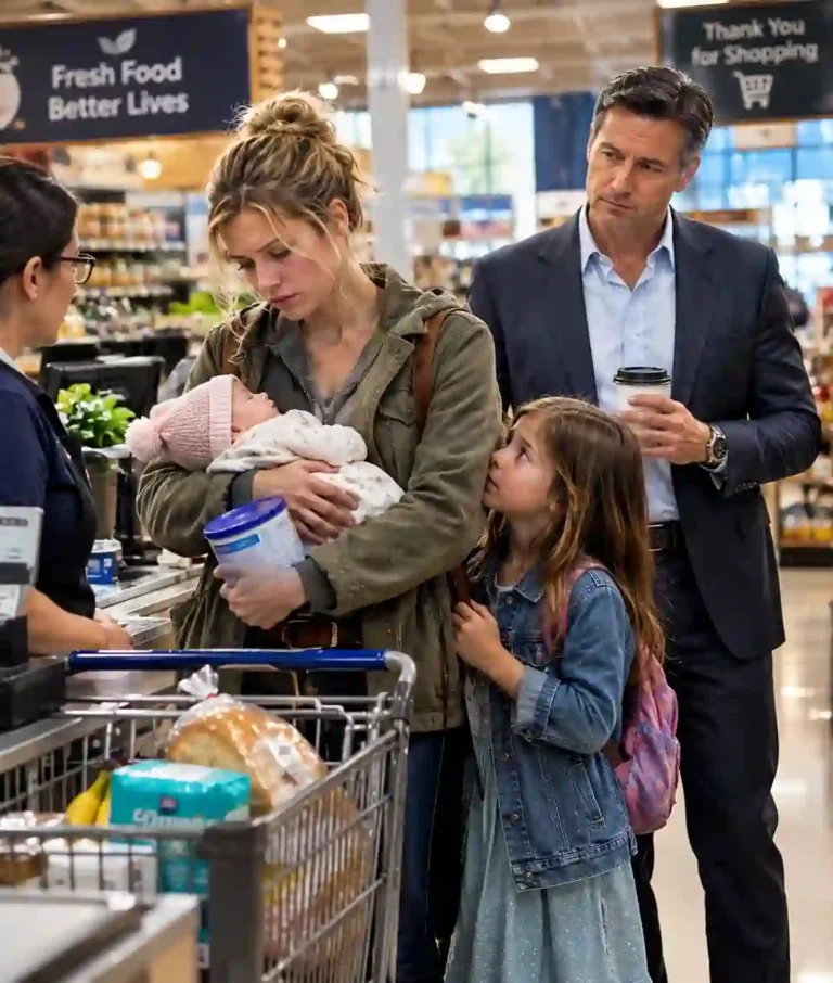 A Millionaire Watched a Struggling Mother Remove Baby Formula From Her Cart, Then He Noticed the One Small Item She Was Trying to Save