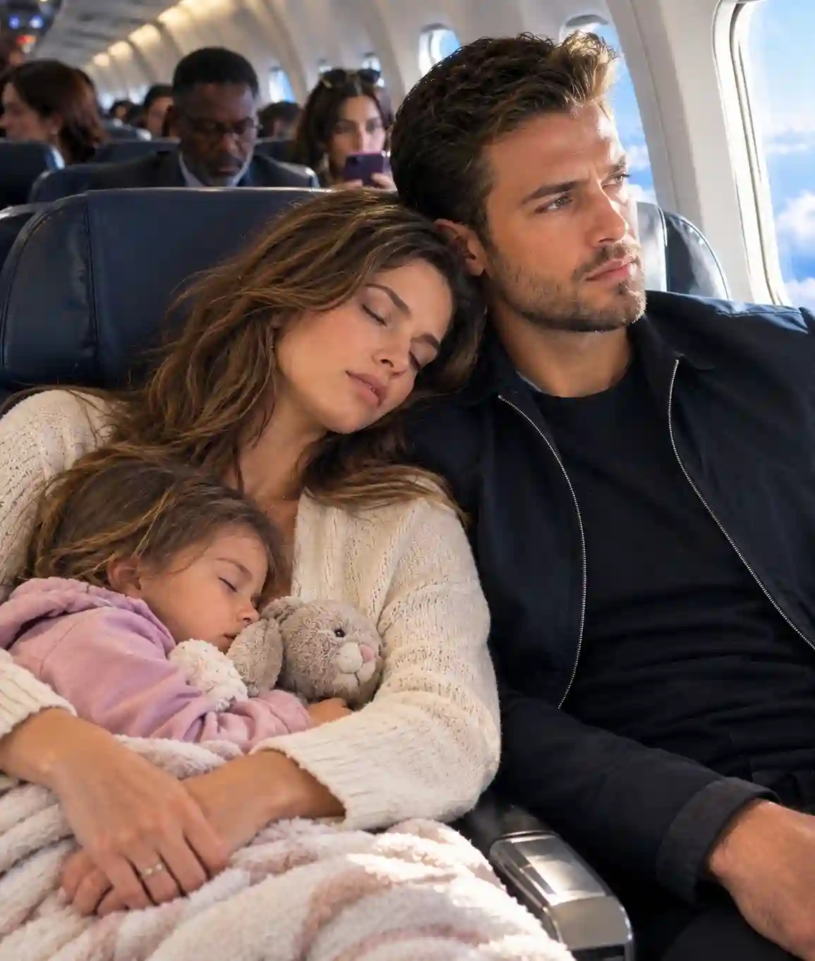 A Stranger on My Flight Asked Me to Pretend I Was Asleep on His Shoulder, So I Agreed, Never Expecting What I Would Discover Before We Landed in Houston