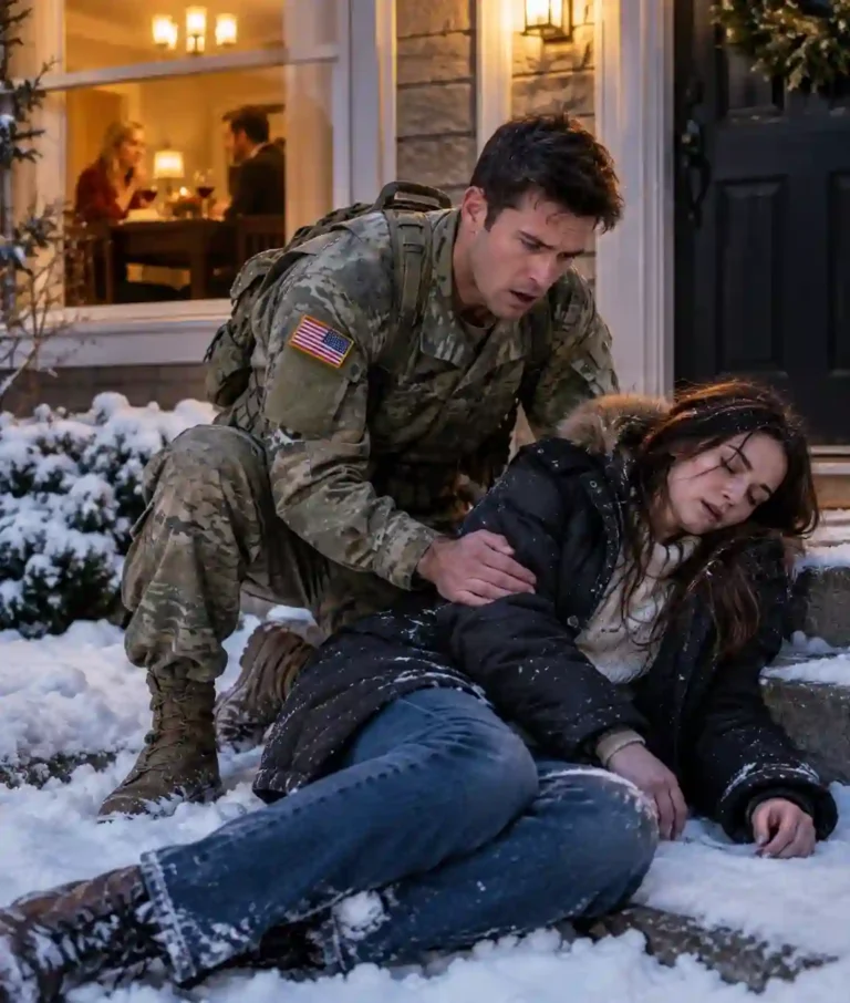I Came Home From the Military Early and Found My Wife Unconscious in the Snow while My Mother Said, “She Finally Learned Where She Belongs”