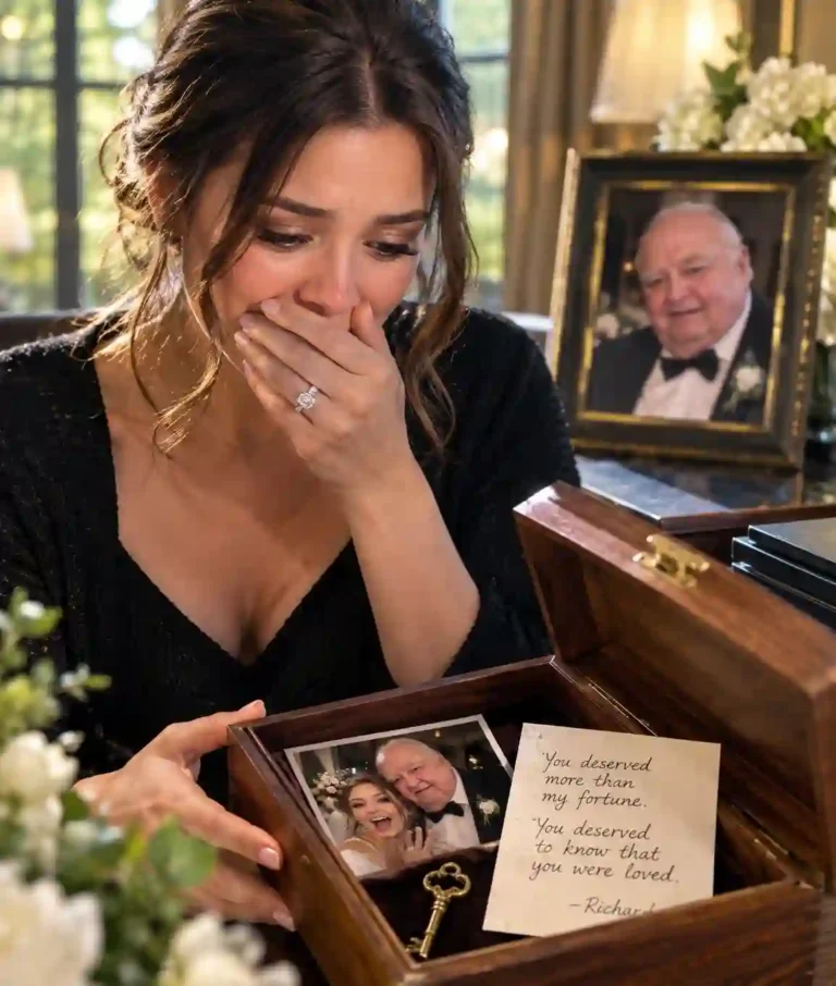 I Married a Man 41 Years Older for His Fortune but After His Funeral, His Lawyer Handed Me a Box and Said, “He Made Sure You Got Exactly What You Deserved”