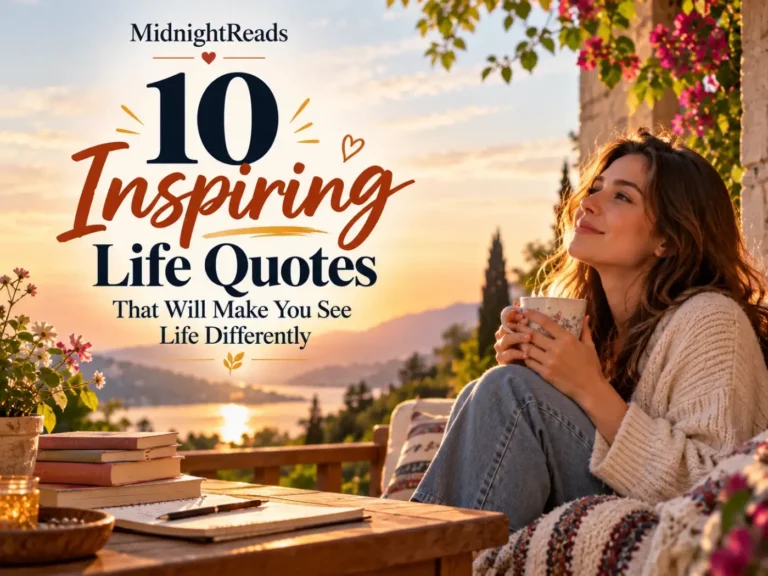 10 Inspiring Life Quotes That Will Make You See Life Differently
