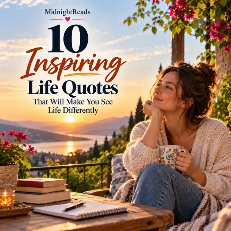 10 Inspiring Life Quotes That Will Make You See Life Differently